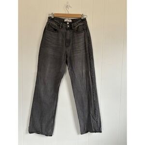 Abercrombie & Fitch Curve Love The Loose High Rise Jeans Washed Black 25 0R